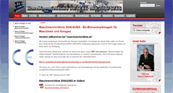 Desktop Screenshot of maschinenrichtlinie.de